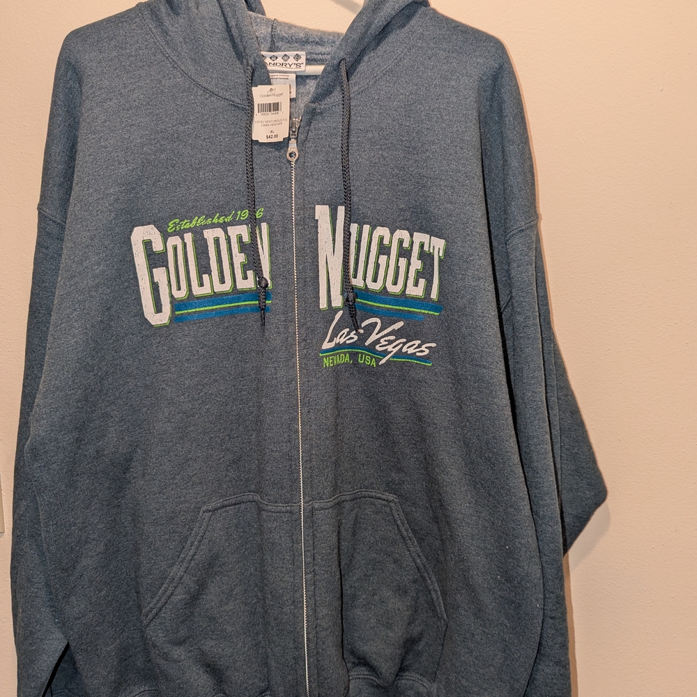 Golden Nugget Las Vegas Blue Hoodie